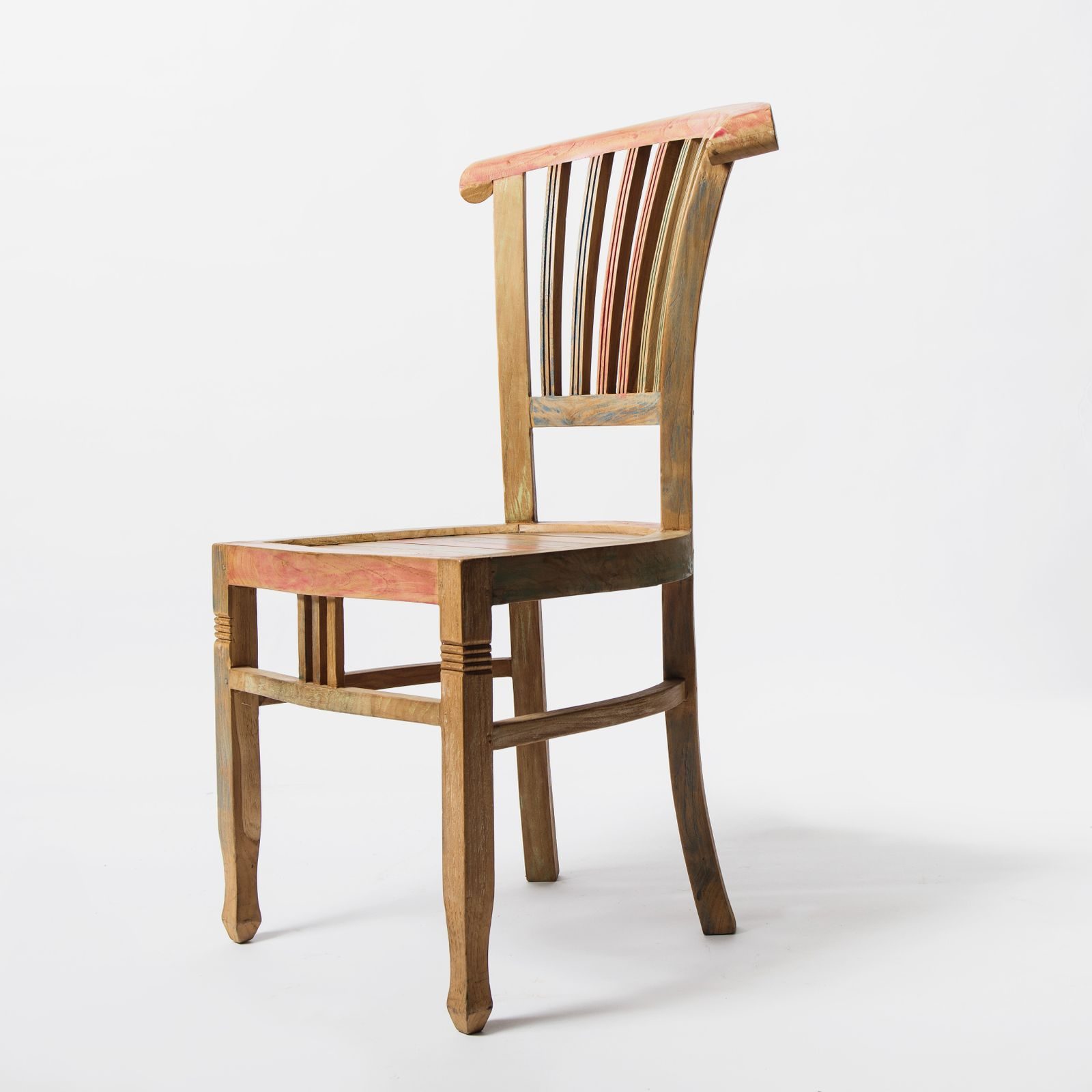 Sculptural wooden chair